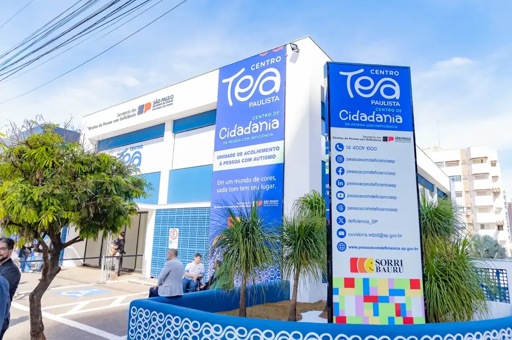 Fachada do Centro TEA Paulista em Bauru
